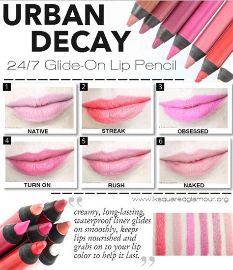 urban decay lip pencil rush|urban decay jilted lipstick.